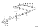 Genuine BMW Fuel Line Pipe Support Bracket