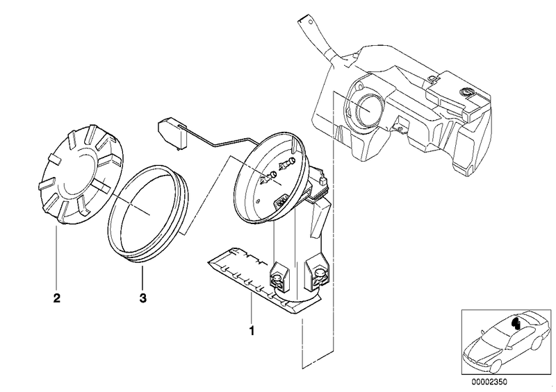 Genuine BMW Fuel Pump and Sender Unit Gasket