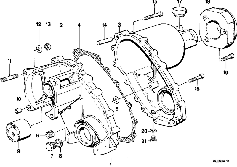 Genuine BMW Transfer Box Gasket