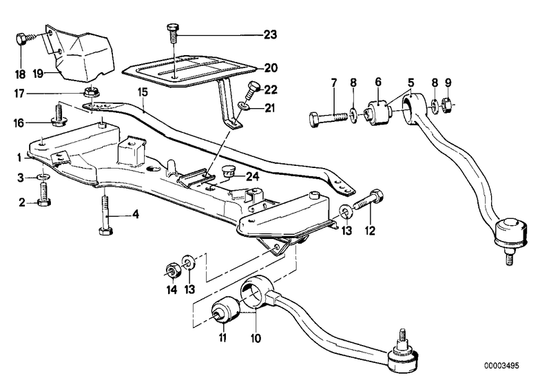 Genuine TRW Control Trailing Arm Bush