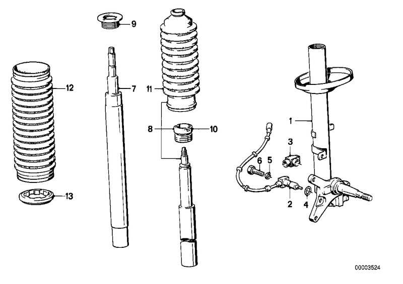 BMW Shock Absorber Protective Boot