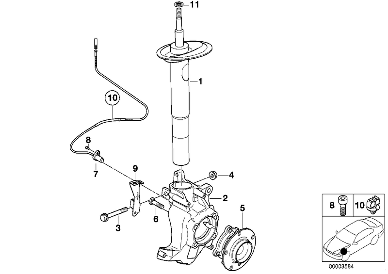 BMW Shock Absorber Front