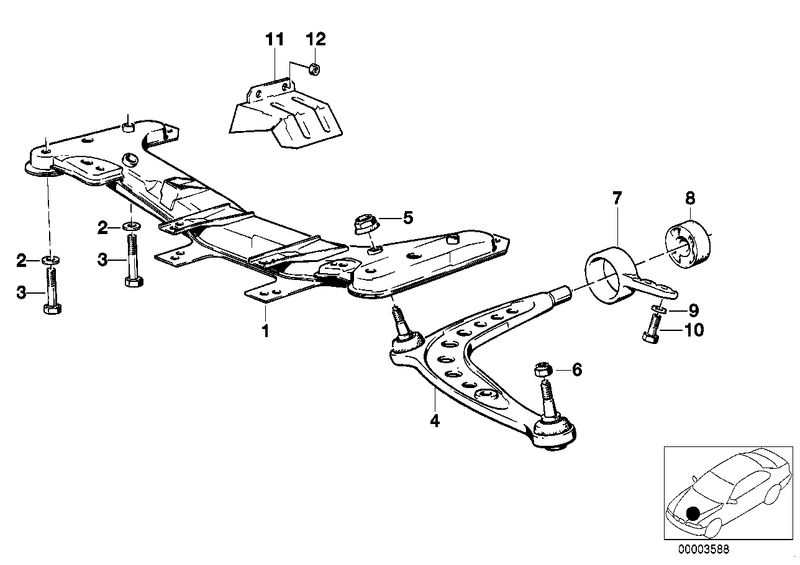 BMW Wishbone Track Control Arm