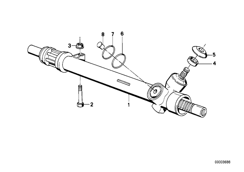 Genuine BMW Shaft Seal Steering