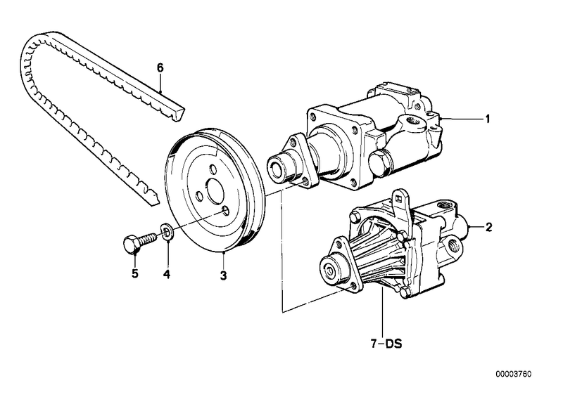 Genuine BMW Gasket Set Hydro Power Steering Pump