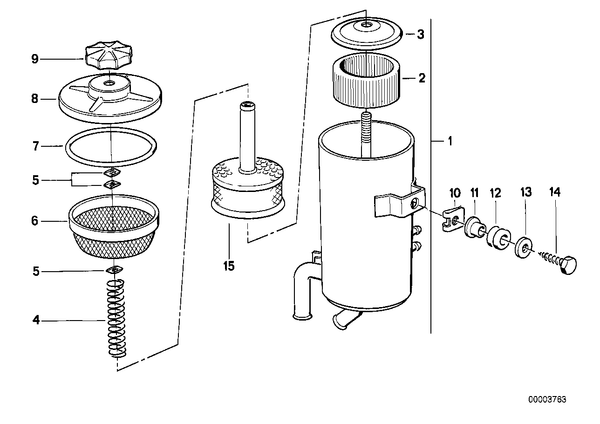 Genuine BMW Oil Carrier Compression Spring