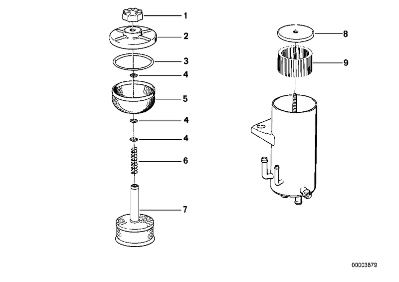 Genuine BMW Oil Carrier Compression Spring