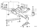 Genuine BMW Push Rod Right Rear Axle Carrier