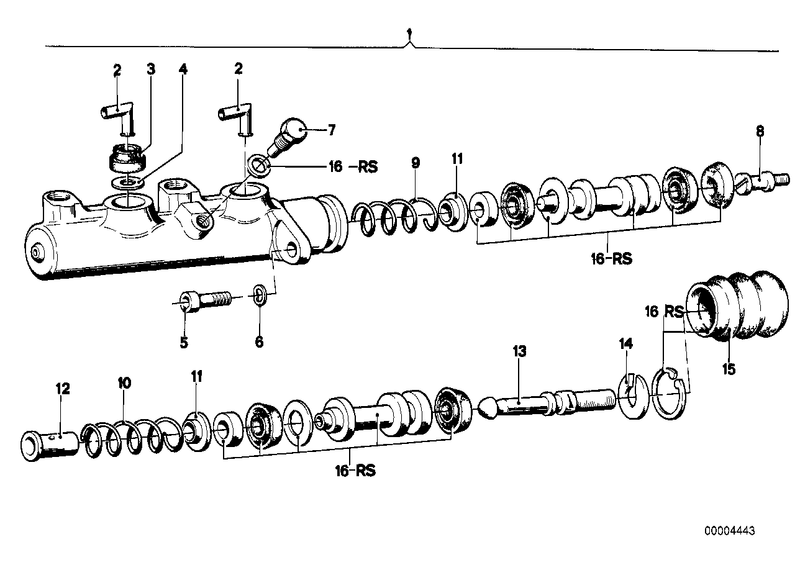 Genuine BMW Brake Master Cylinder Primary Spring