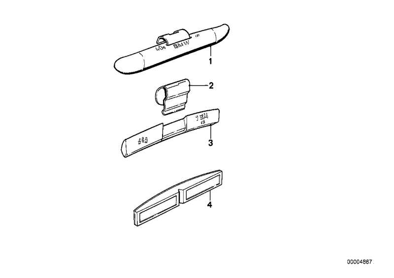 Genuine BMW Wheel Balance Weight Lead