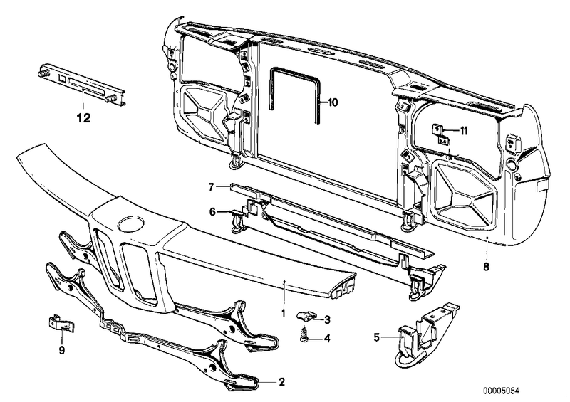 Genuine BMW Tow Hook Console