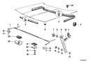 BMW Engine Bonnet Hood Supporting Arm Clamp