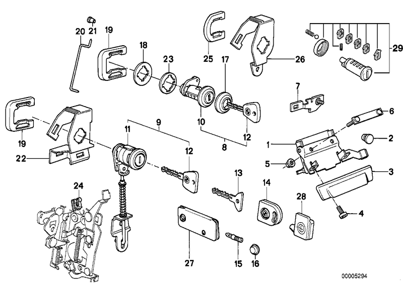 Genuine BMW Clamping Plate Left