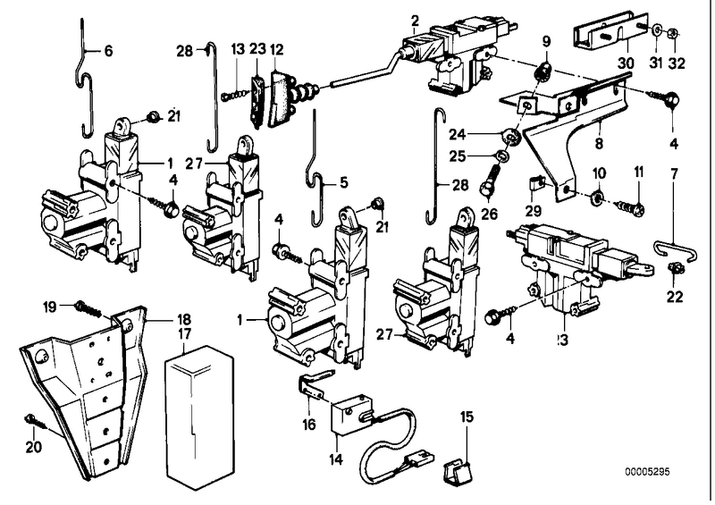 Genuine BMW Door Lock Actuator Central Locking