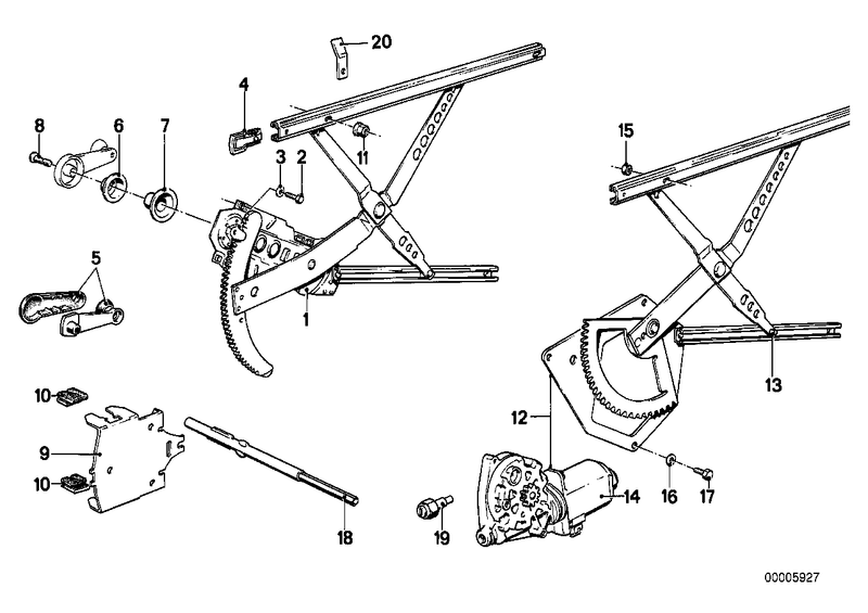 Genuine BMW Window Lifter