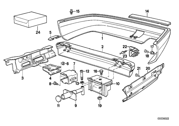 Genuine BMW Rear Bumper Holder