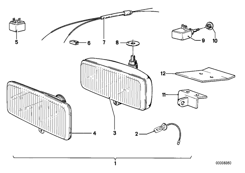 Genuine BMW Fog Lamp Switch