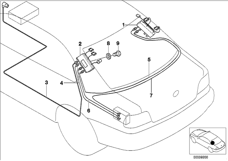 BMW Antenna Cable