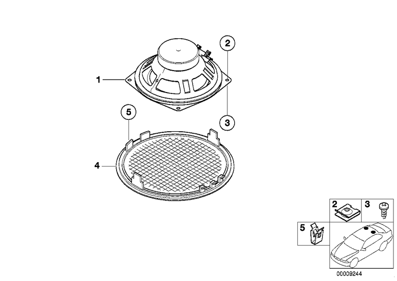 Genuine BMW Loudspeaker