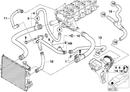 Genuine BMW Engine Radiator Coolant Water Hose