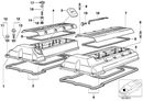 Genuine ELRING BMW Rocker Cover Gasket Set Right Cylinders 1 - 4