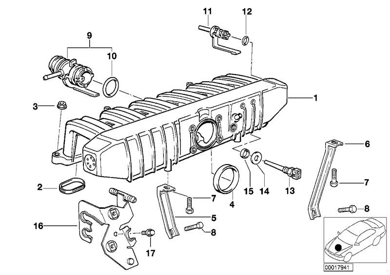 Genuine BMW Intake Air Temperature Sensor