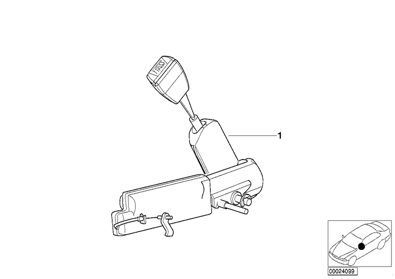 Genuine BMW Lower Belt with Belt Tensioner