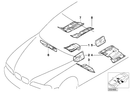 Genuine BMW Inner Floor Double Insulated Sound Damping