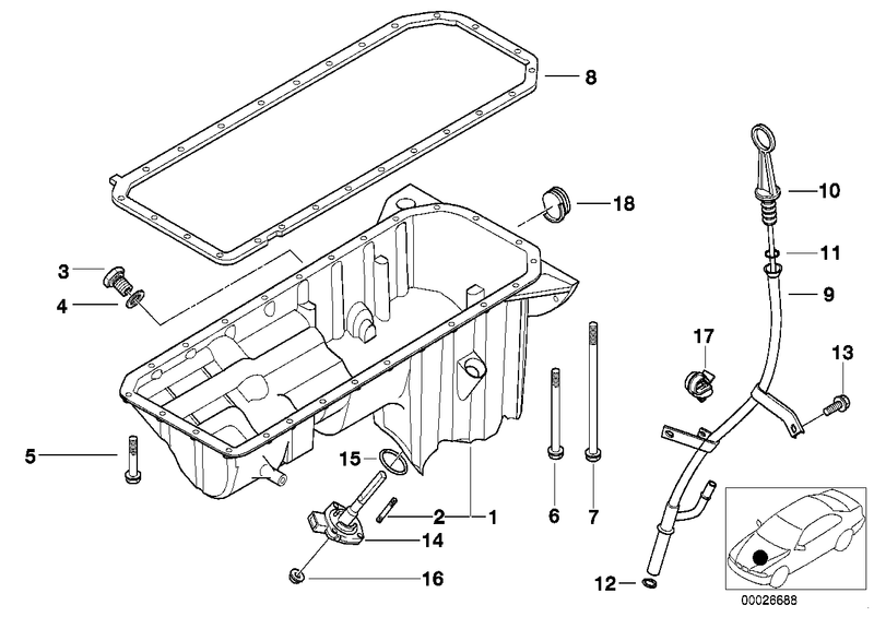 Audi BMW Porsche VW Oil Dipstick Seal