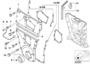 Genuine BMW Upper Timing Chain Case Gasket Set