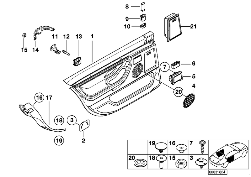 Genuine BMW Ashtray and Insert