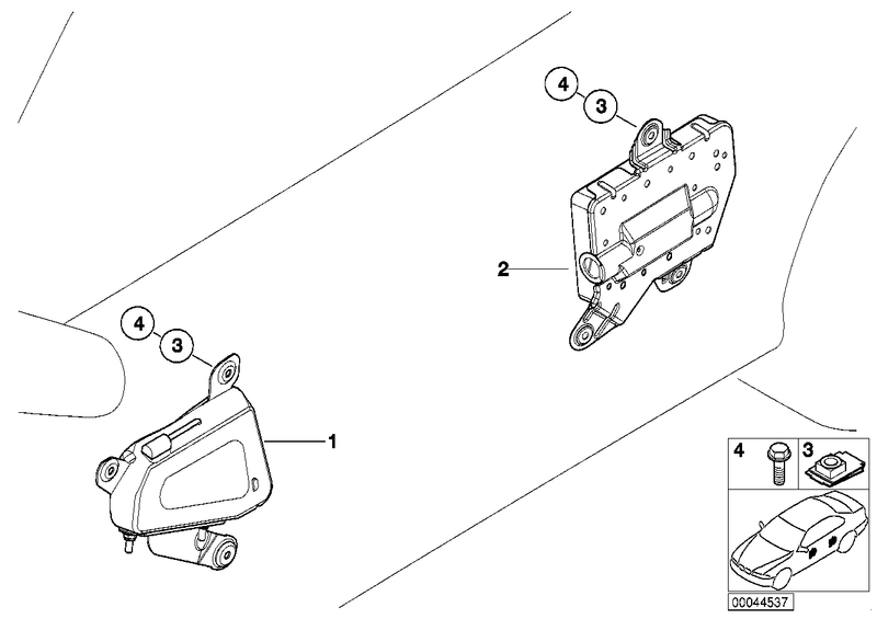 BMW Airbag Module Front Door Left