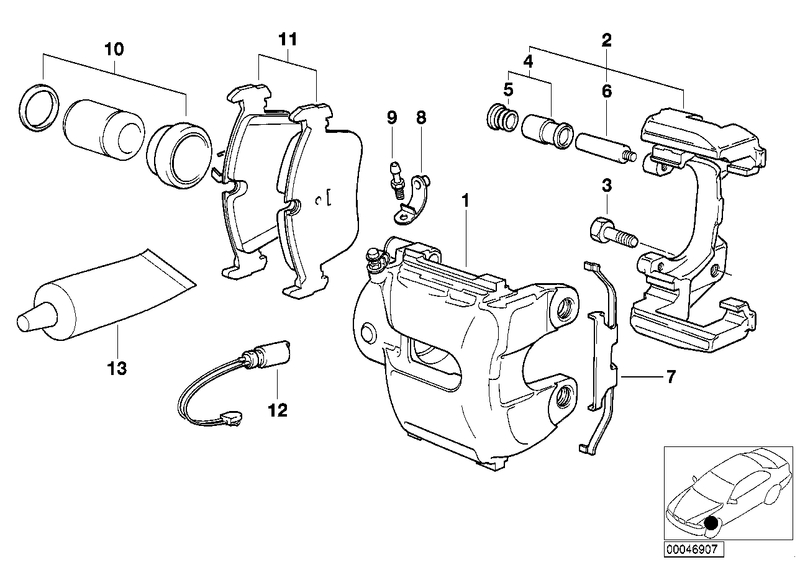 Genuine BMW Brake Pad Set Front