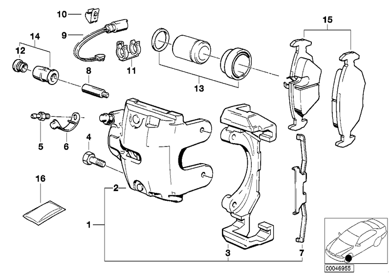 BMW Brake Pad Set Front