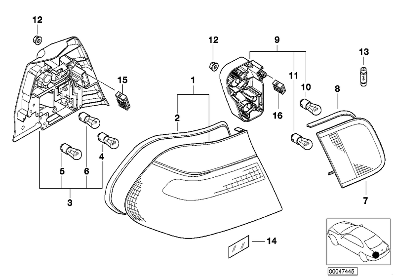 BMW Bulb Socket Holder