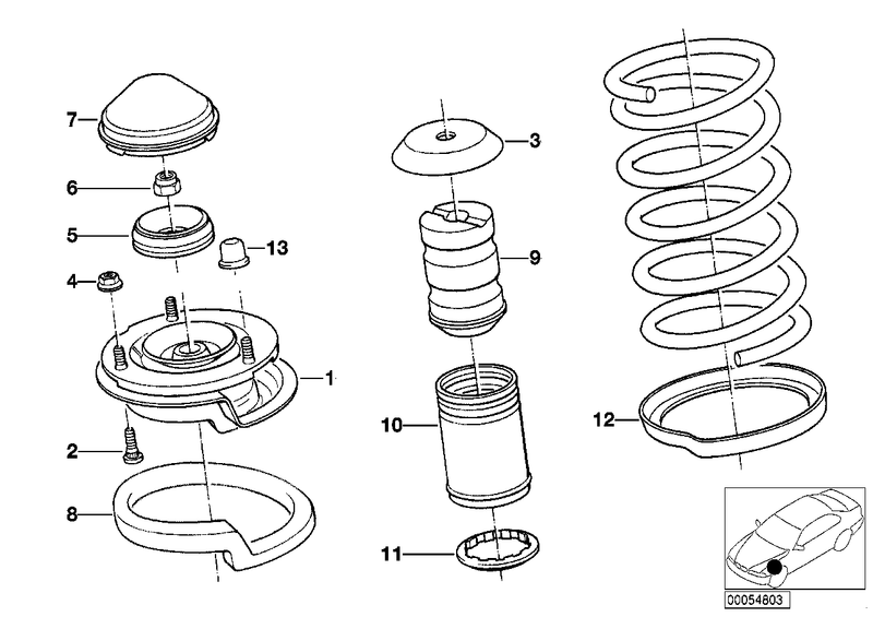 BMW Protection Cap Front Shock Absorber