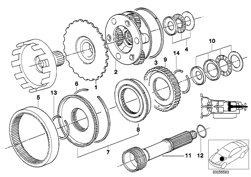 Genuine BMW Transmission Output Shaft O-Ring