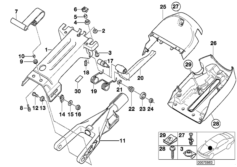 Genuine BMW Supporting Bracket