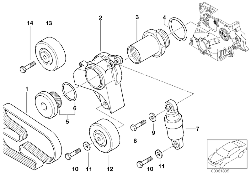 Genuine BMW Oil Pump Return O-Ring