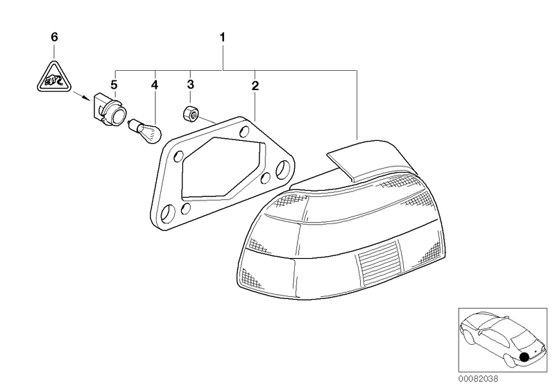 Genuine BMW Tail Light