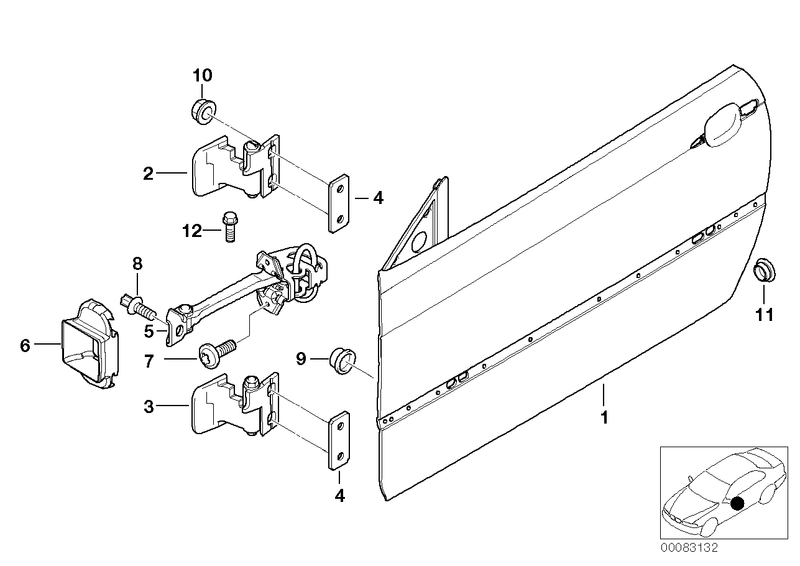 BMW Front Door Brake