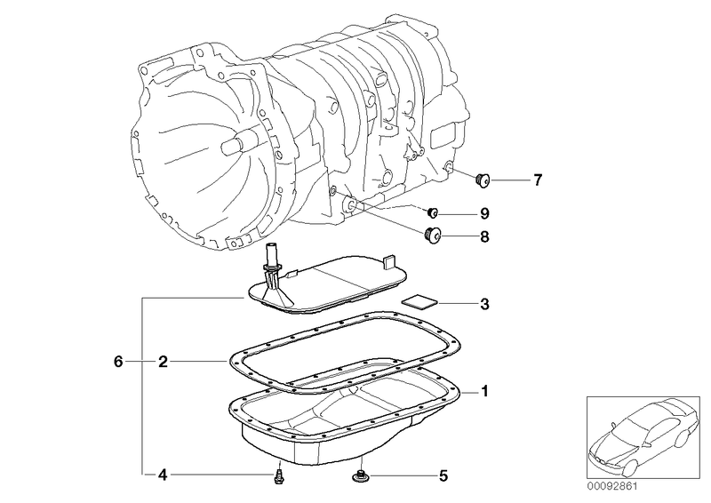 BMW Automatic Transmission Hydraulic Filter Set