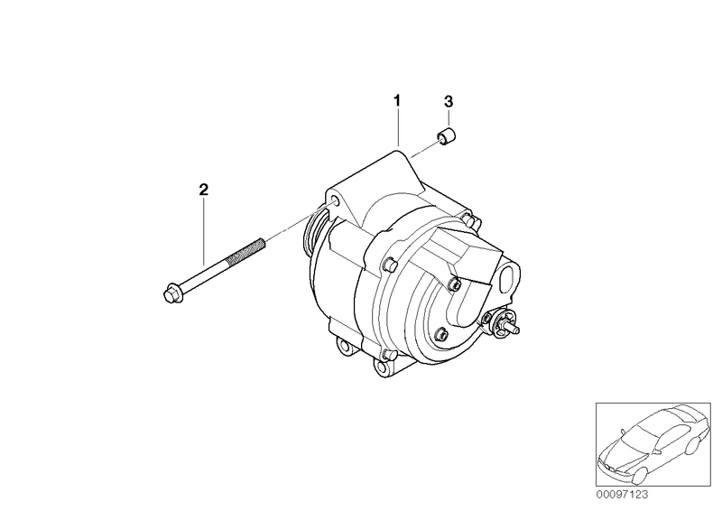 Mini Alternator Bolt