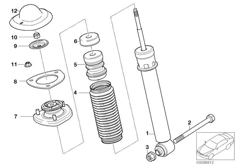 BMW Shock Absorber Foam Bump Stop