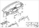 Genuine BMW Steering Column Cover