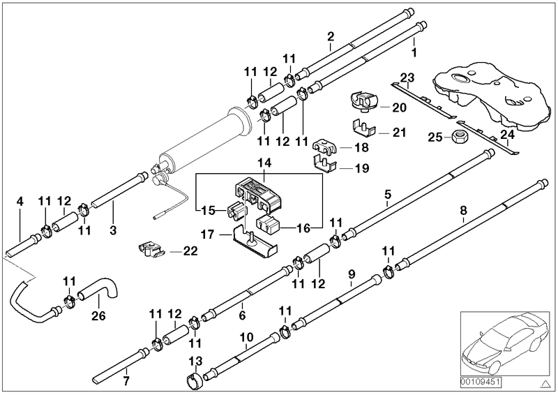 BMW Fuel Pipe Hose Clamp