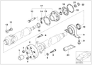 BMW Drive Shaft Centre Mount Support with Bearing