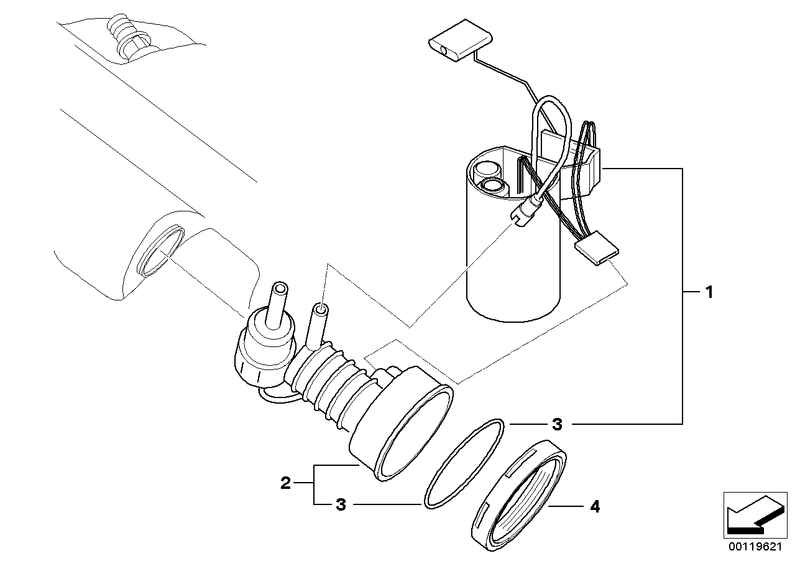 Genuine BMW Fuel Pump Resistor Repair Kit