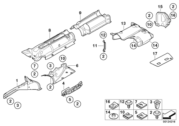 Genuine BMW Heat Protection Sheet Holder