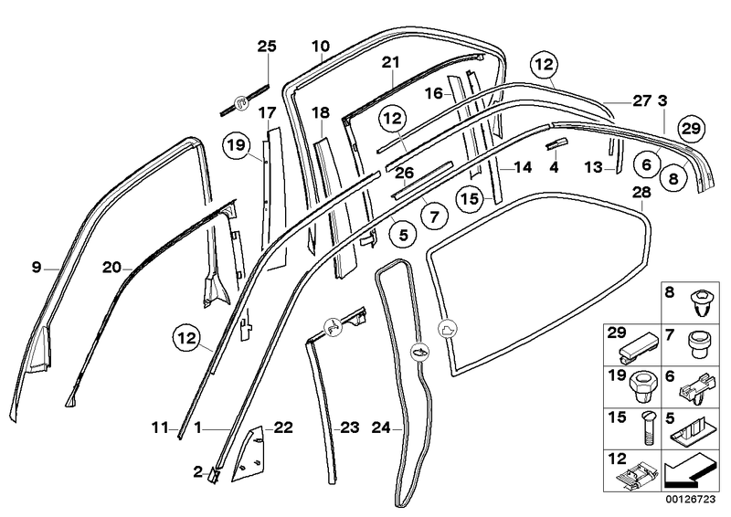 Genuine BMW Door Trim Covering